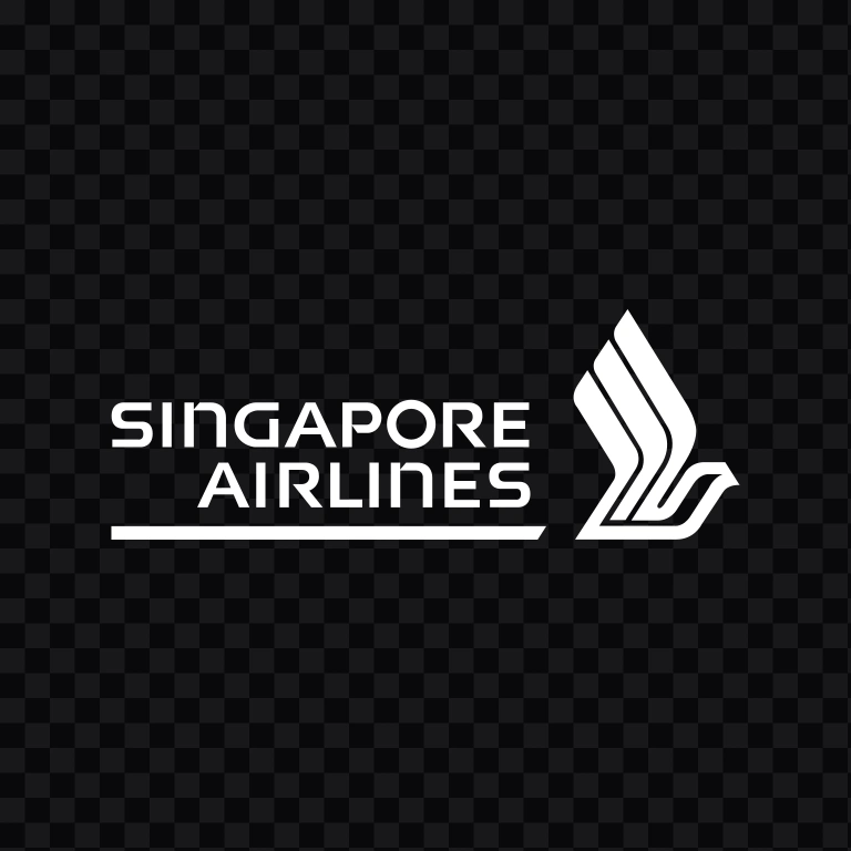 Singapore Airlines white logo SVG