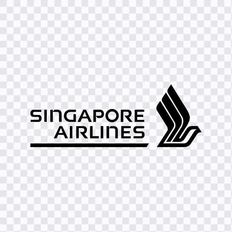 Singapore Airlines black logo SVG