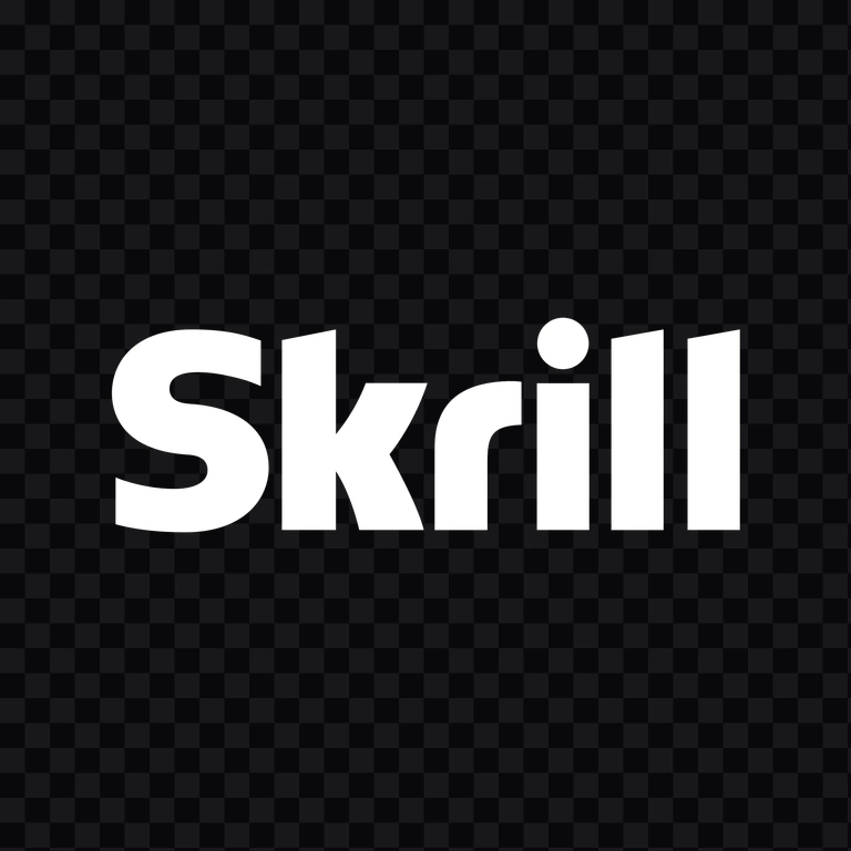 Skrill white logo PNG