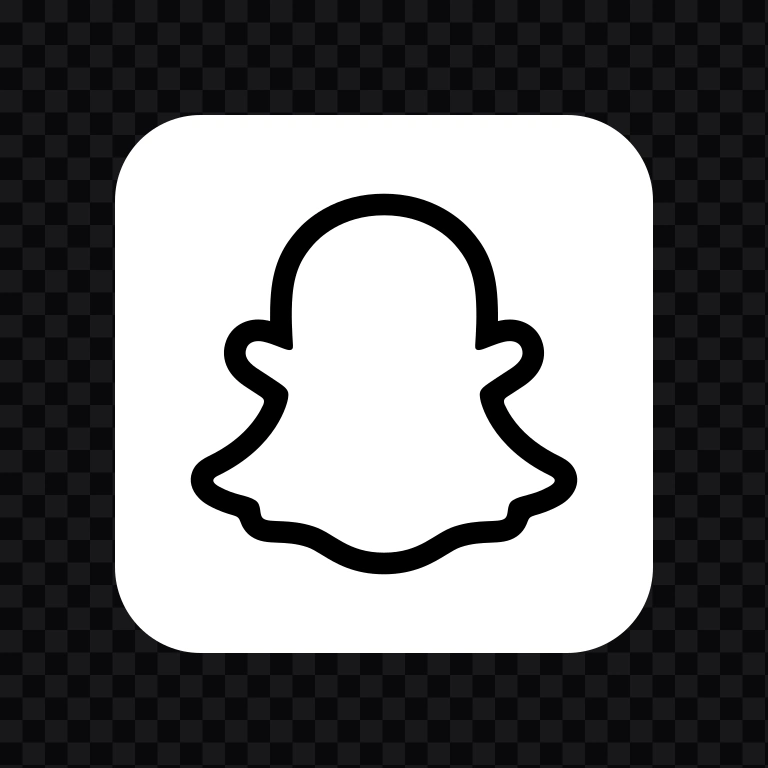 Snapchat white logo SVG