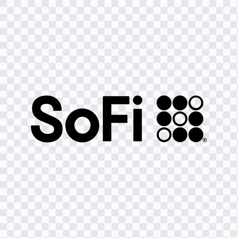 SoFi black logo SVG
