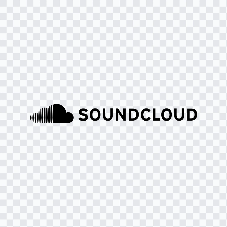 SoundCloud black logo SVG