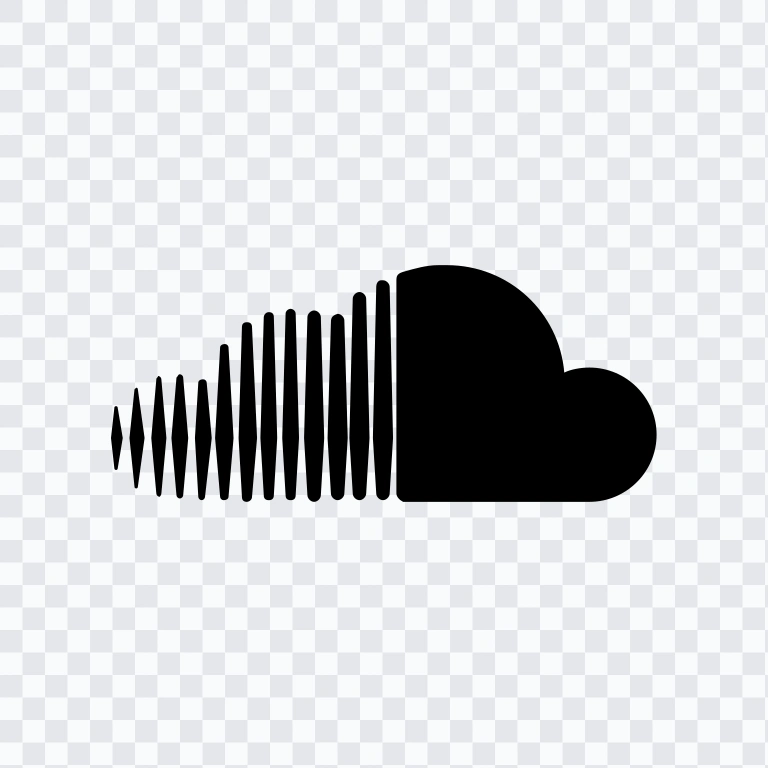 SoundCloud black icon SVG
