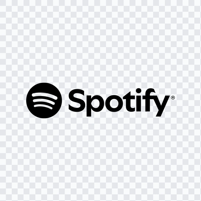 Spotify black logo PNG