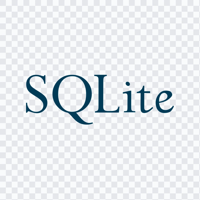 wordmark SQLite berwarna SVG
