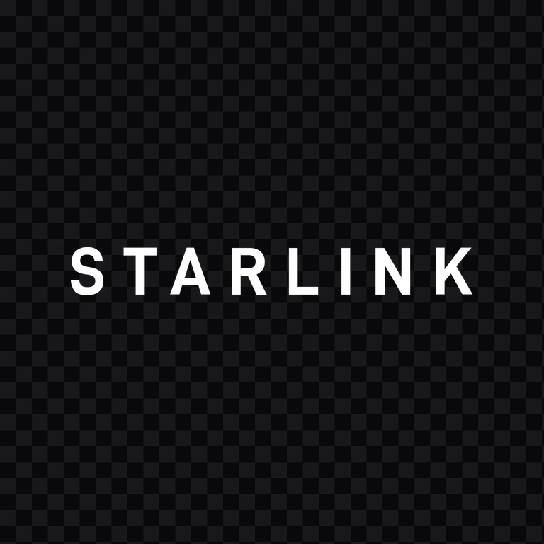 wordmark Starlink putih PNG