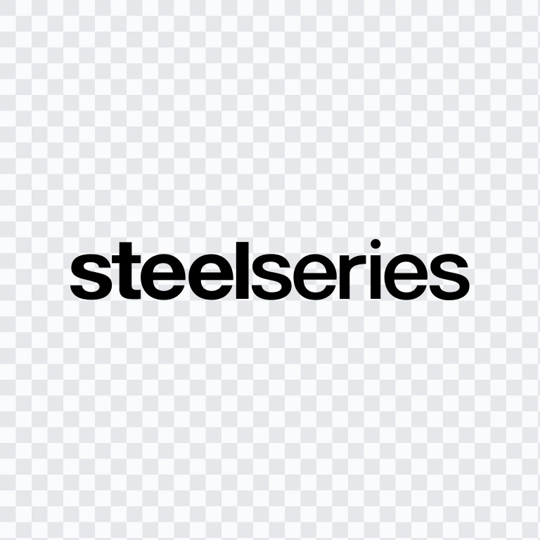 SteelSeries black wordmark SVG
