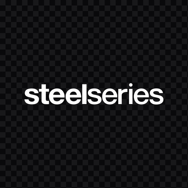 SteelSeries white logo SVG
