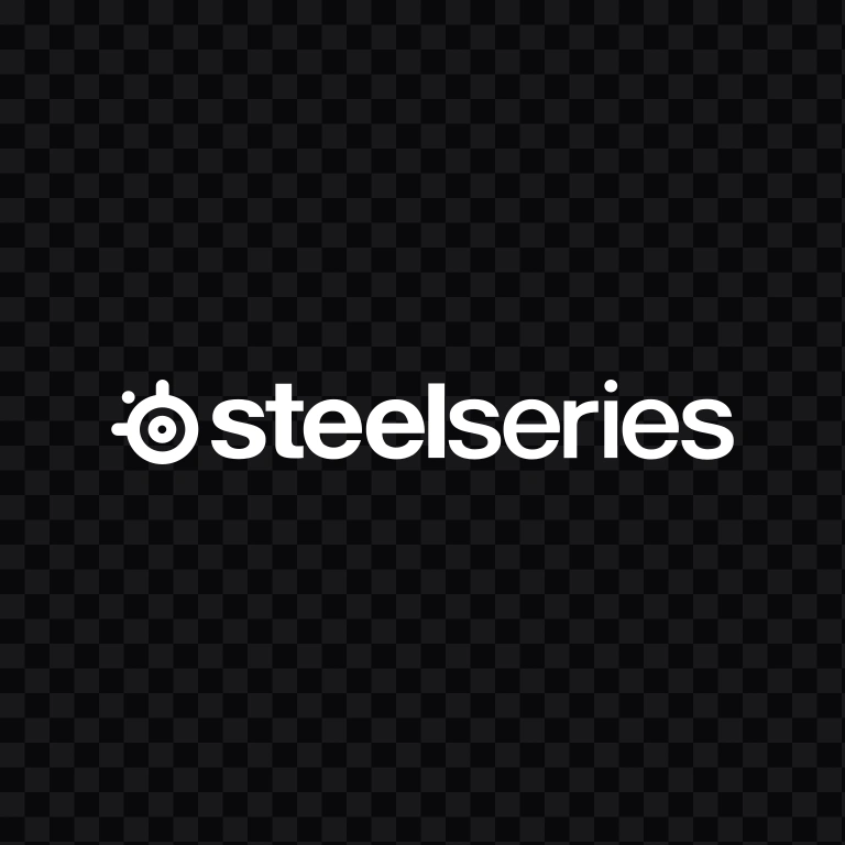SteelSeries white logo SVG