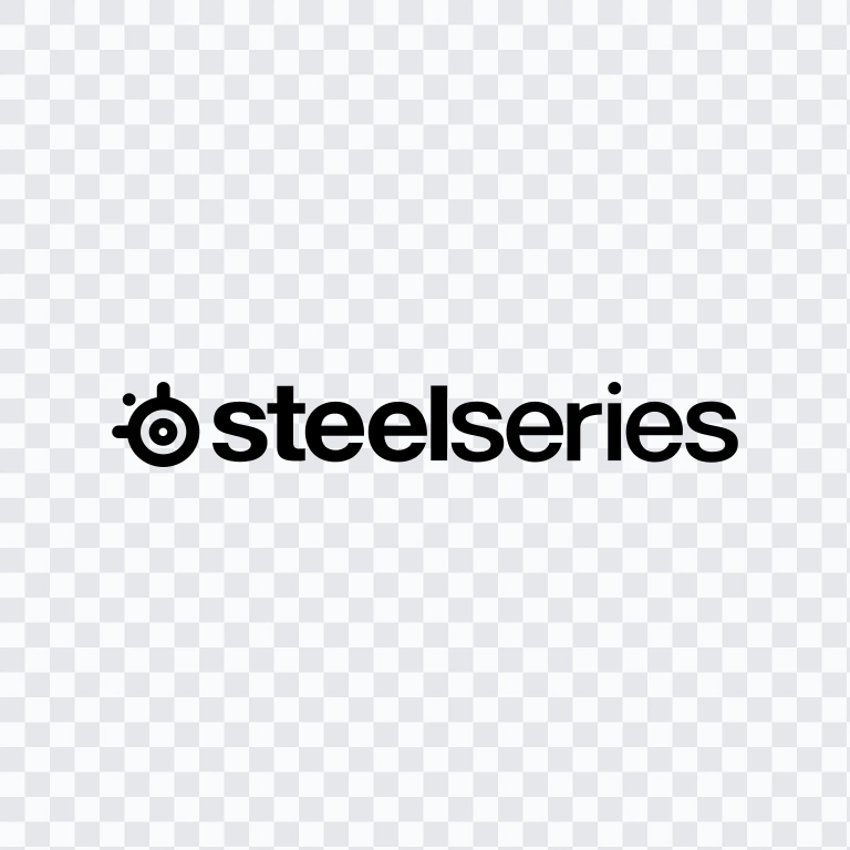 SteelSeries black logo SVG