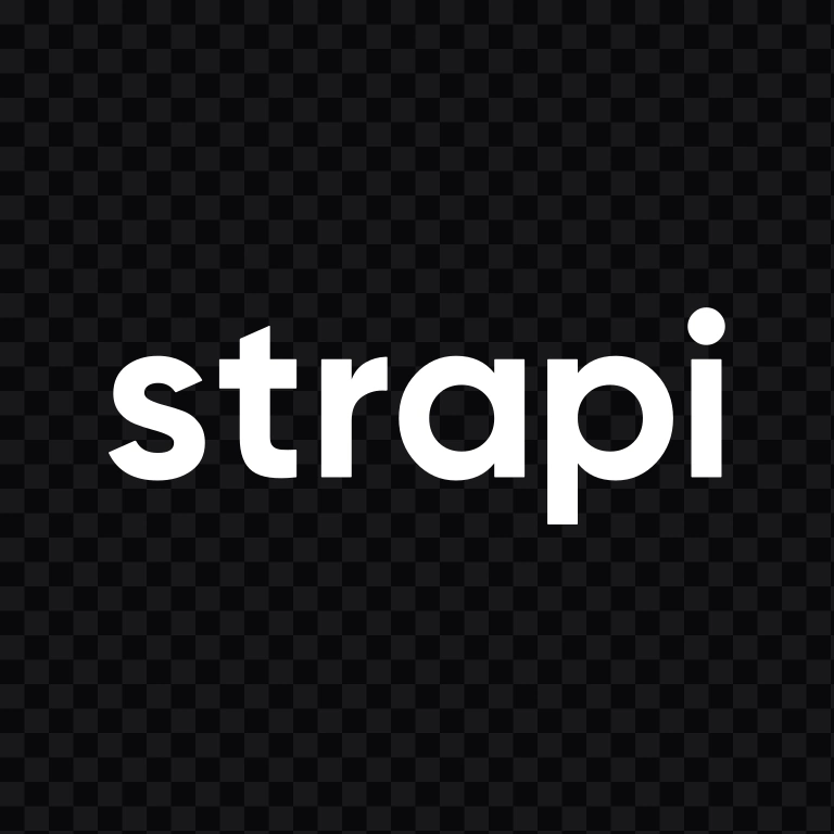 Strapi white wordmark SVG