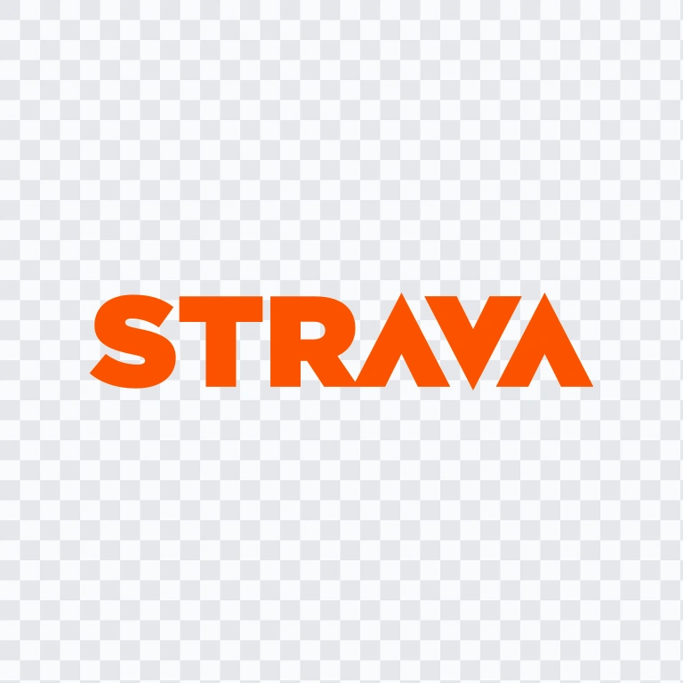 wordmark Strava berwarna SVG
