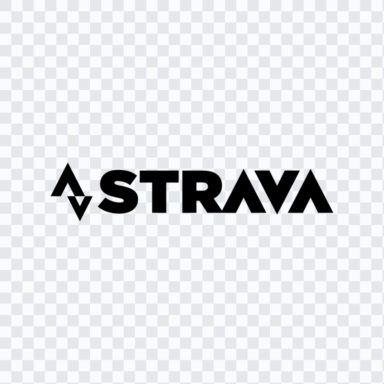 logo Strava hitam SVG