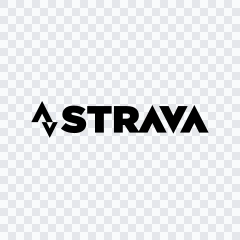 Strava black logo SVG