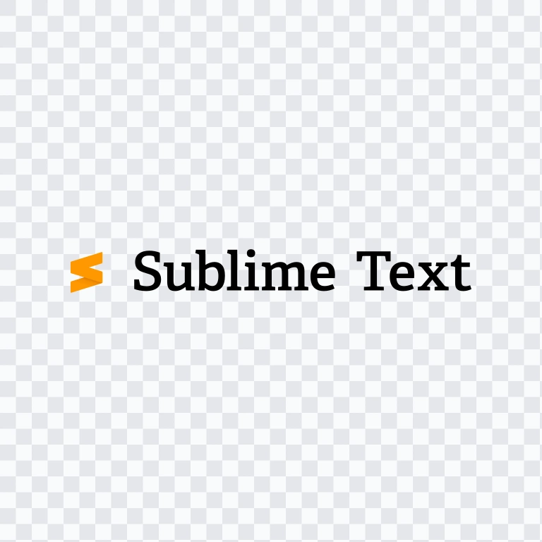 logo Sublime Text berwarna SVG