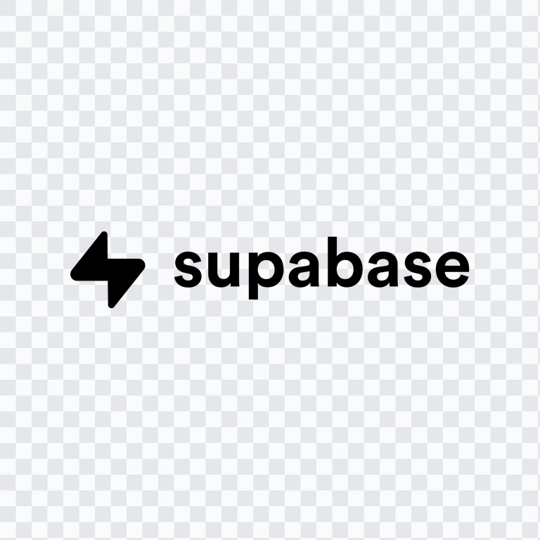 Supabase black logo PNG