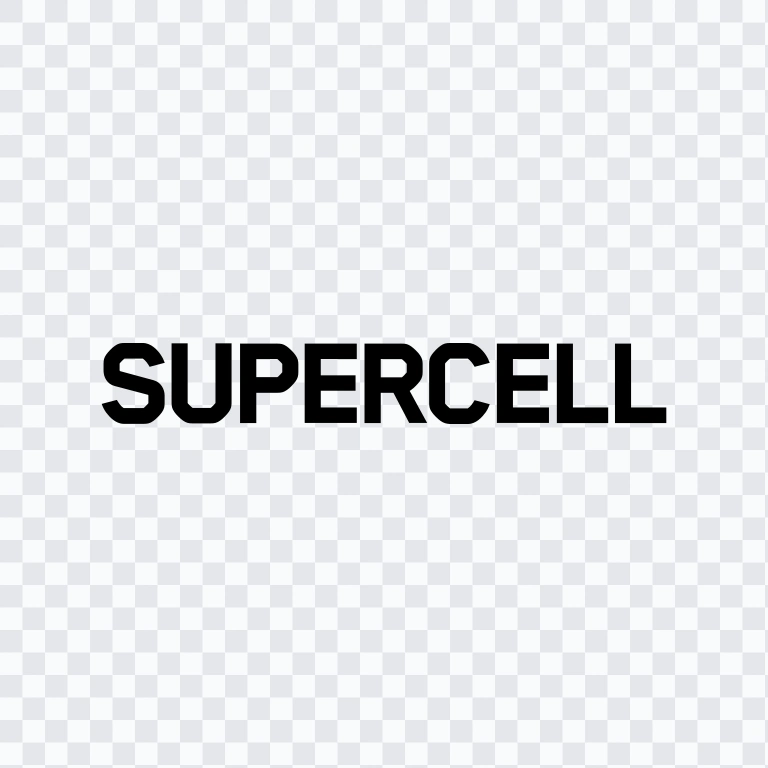 Supercell black wordmark SVG