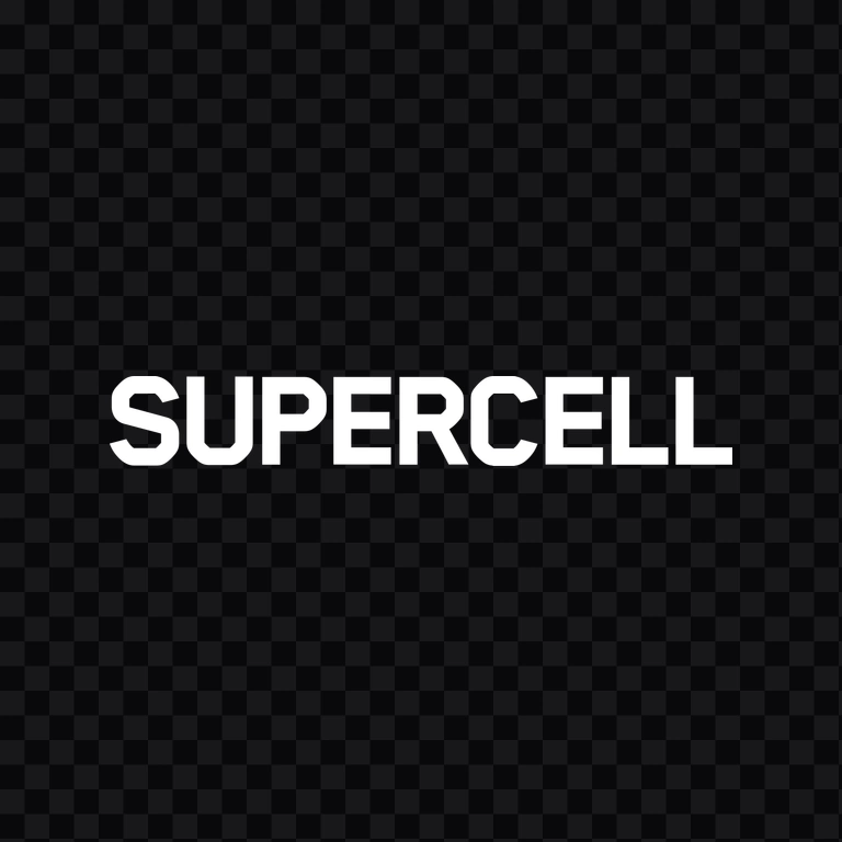 Supercell white wordmark PNG