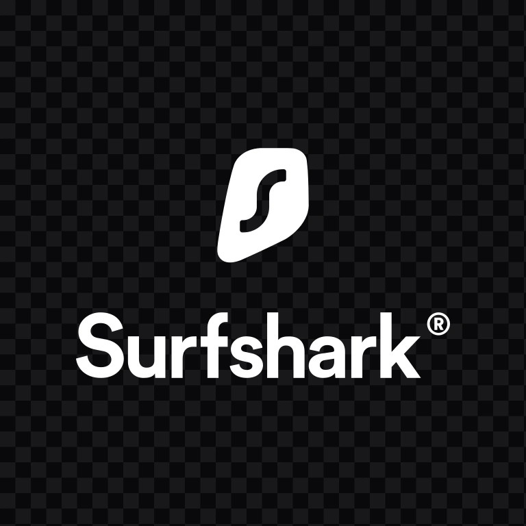 Surfshark Vertical white logo SVG