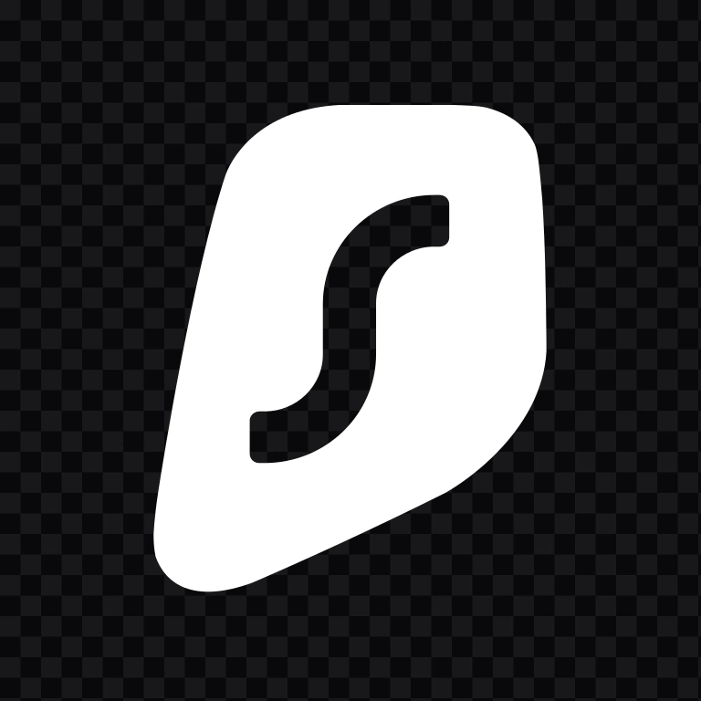 Surfshark Square white icon SVG