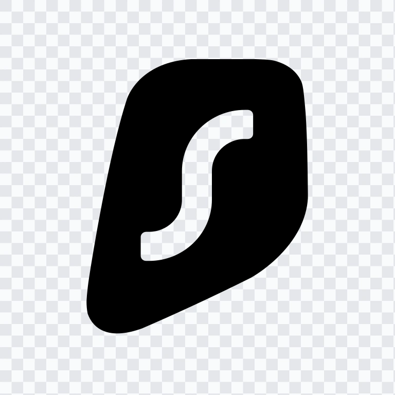 Surfshark Square black icon SVG
