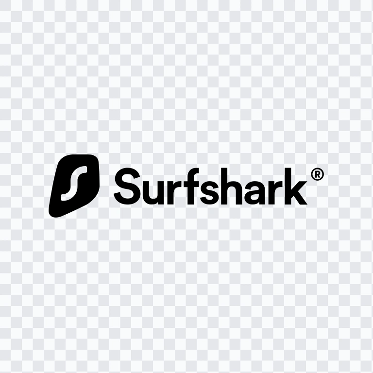 Surfshark Horizontal black logo SVG