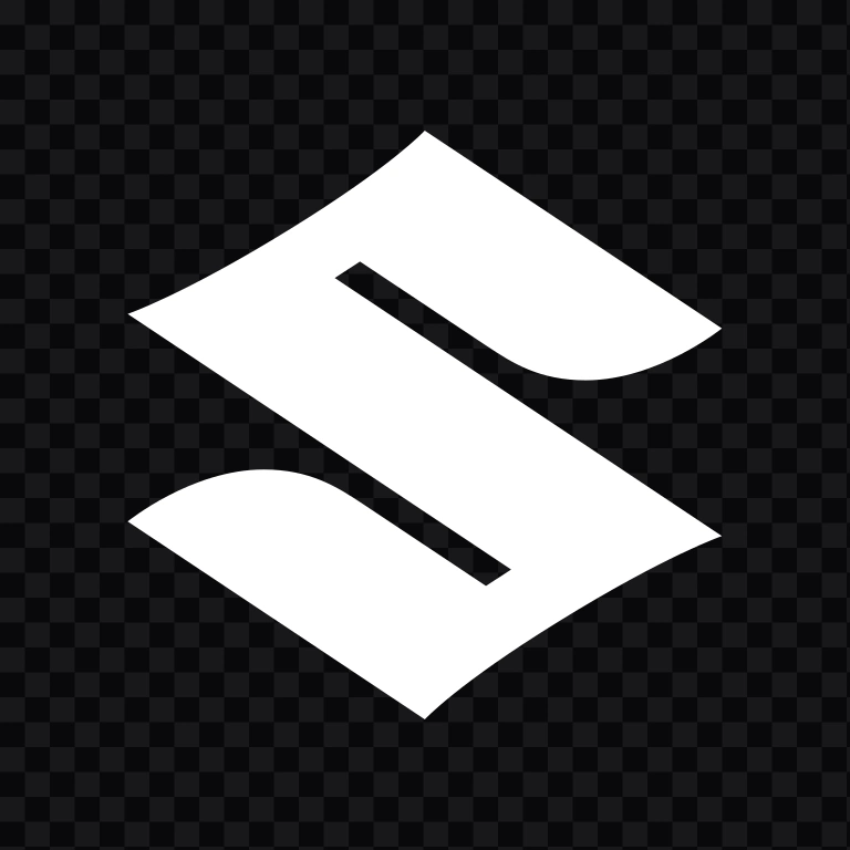 Suzuki white logo mark SVG