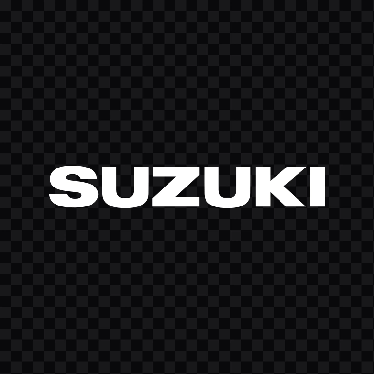 Suzuki white wordmark SVG