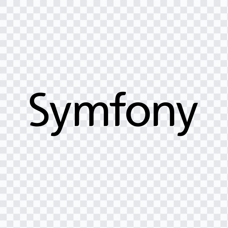 Symfony black wordmark SVG