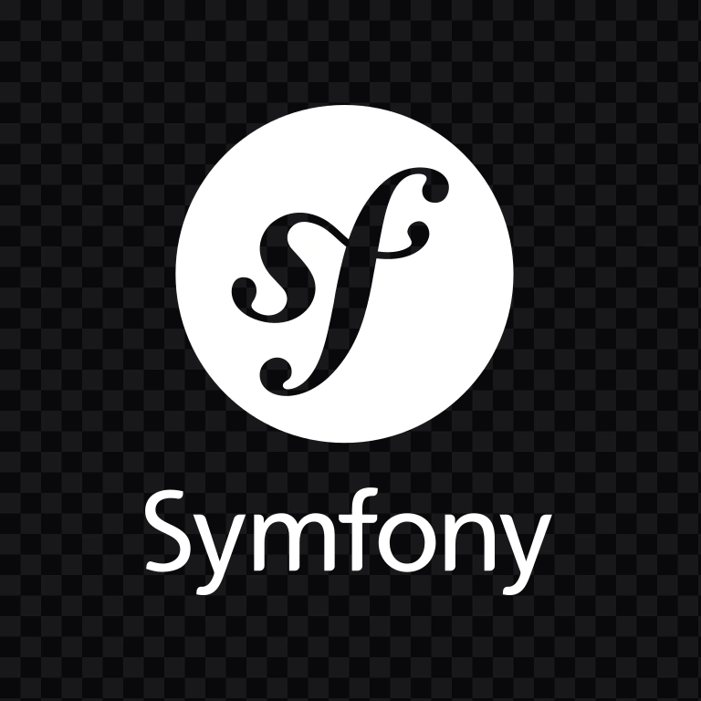 Symfony white icon SVG