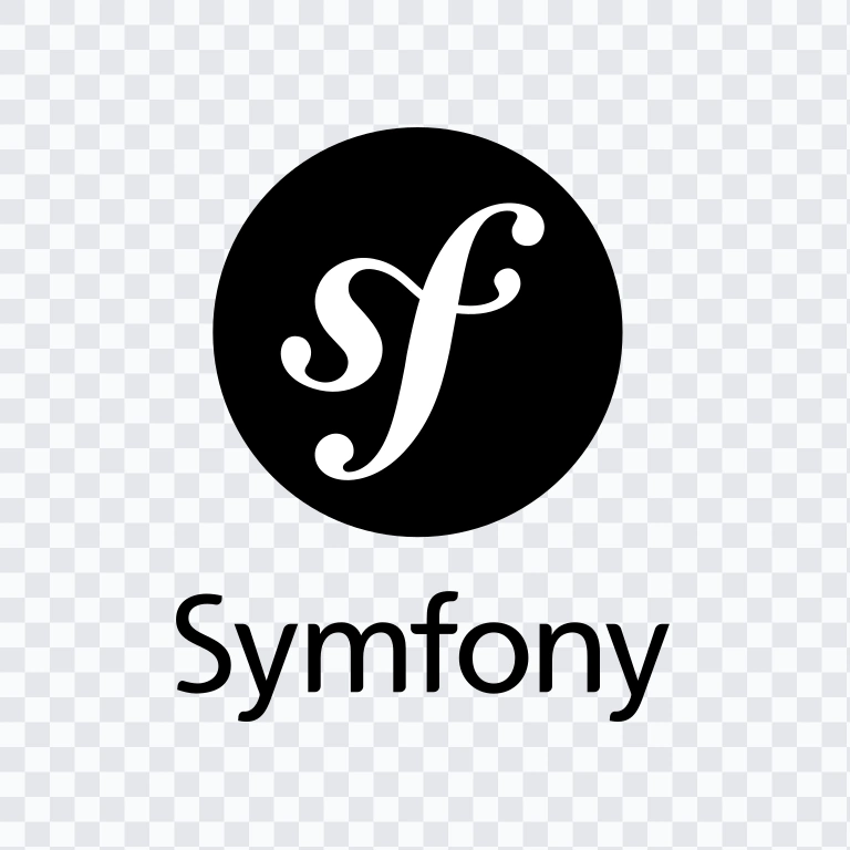 Symfony black logo SVG