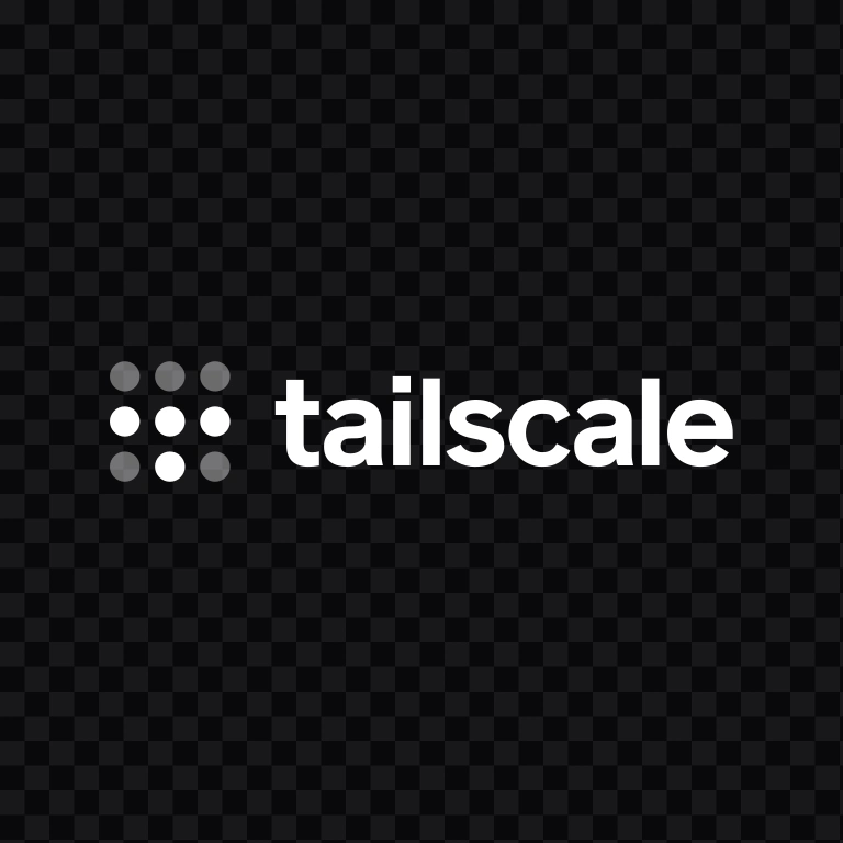 Tailscale Horizontal white logo SVG