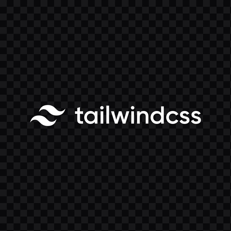 logo Tailwind CSS putih SVG