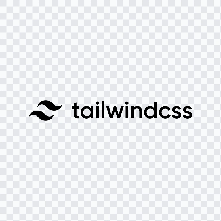 logo Tailwind CSS hitam SVG