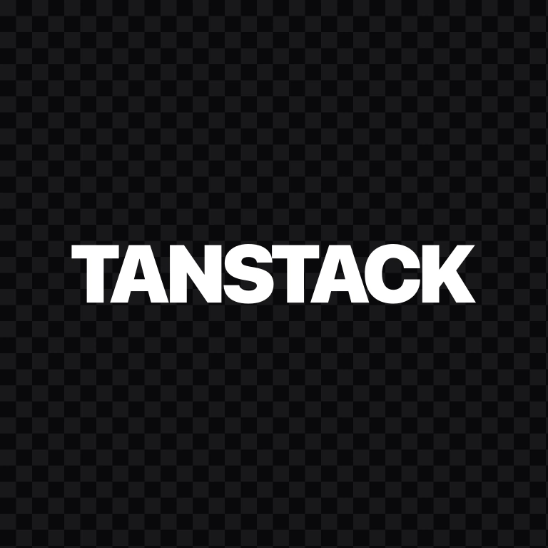 TanStack white wordmark SVG