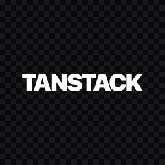 TanStack white wordmark SVG