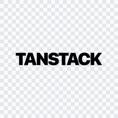 TanStack black wordmark SVG
