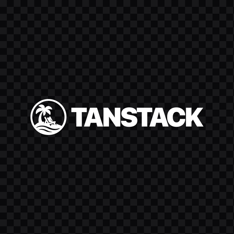 TanStack white logo SVG