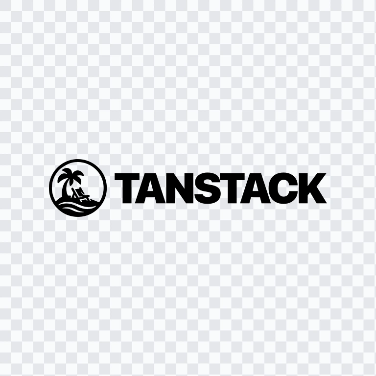 TanStack black logo SVG