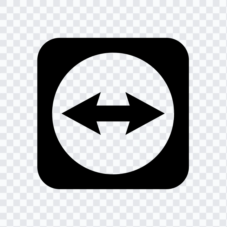 ikon TeamViewer hitam PNG