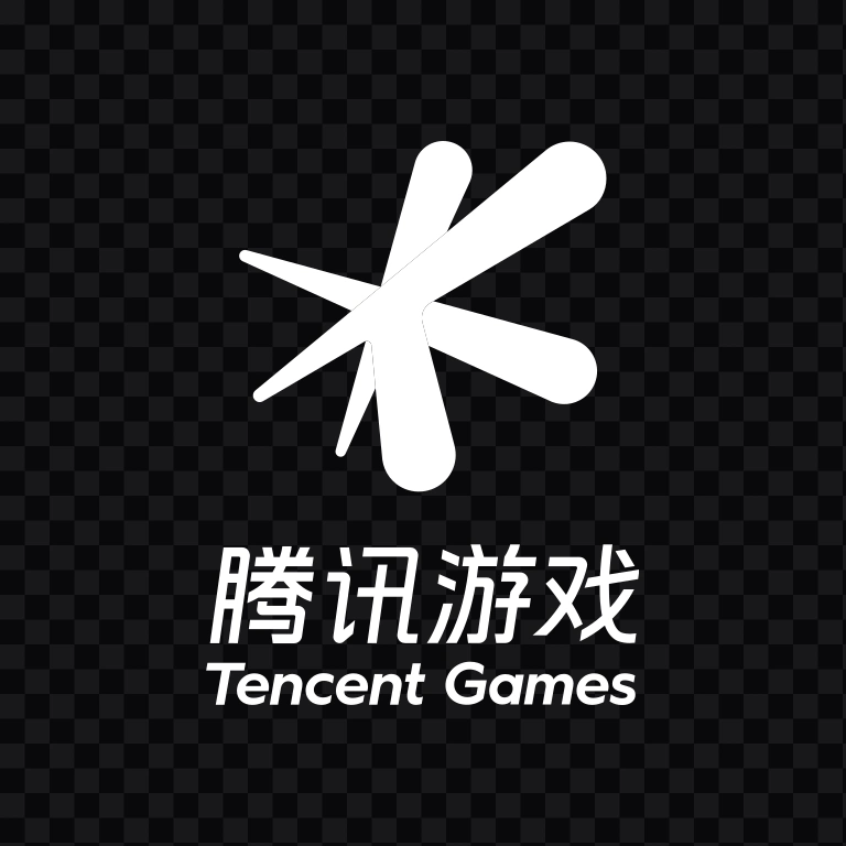 Tencent Games white logo PNG