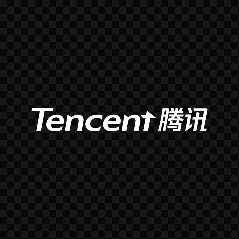 logo Tencent putih SVG