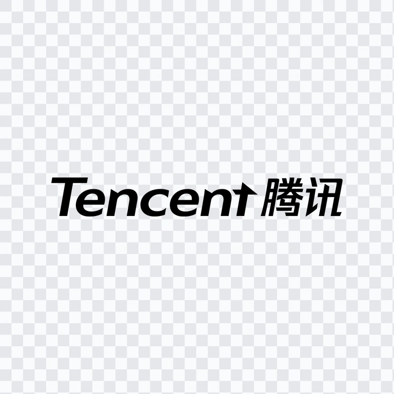 logo Tencent hitam PNG