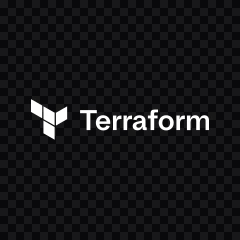 Terraform white logo SVG