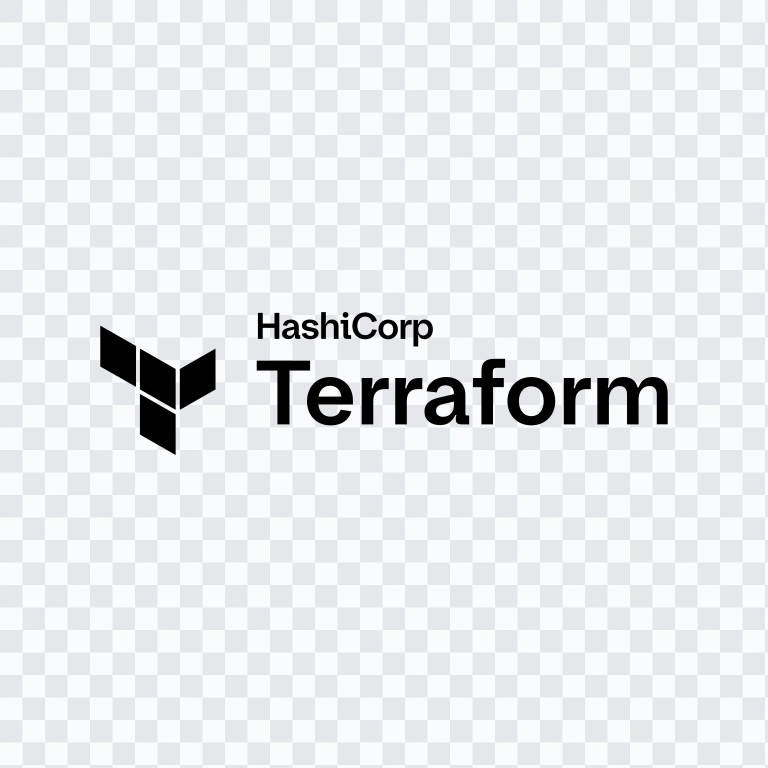 Terraform black logo SVG