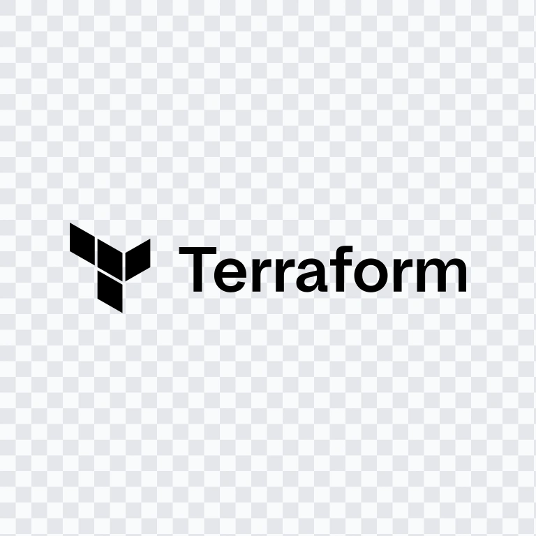 Terraform black logo SVG