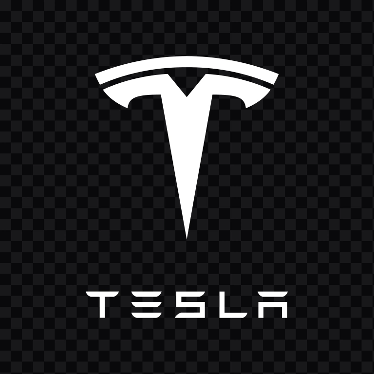 Tesla white logo SVG