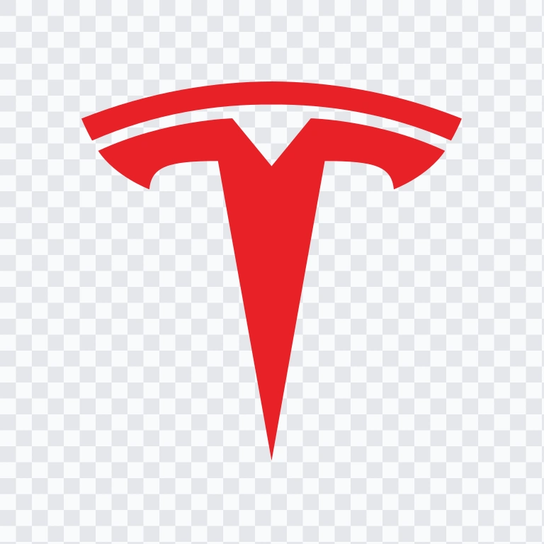 Tesla colored icon SVG