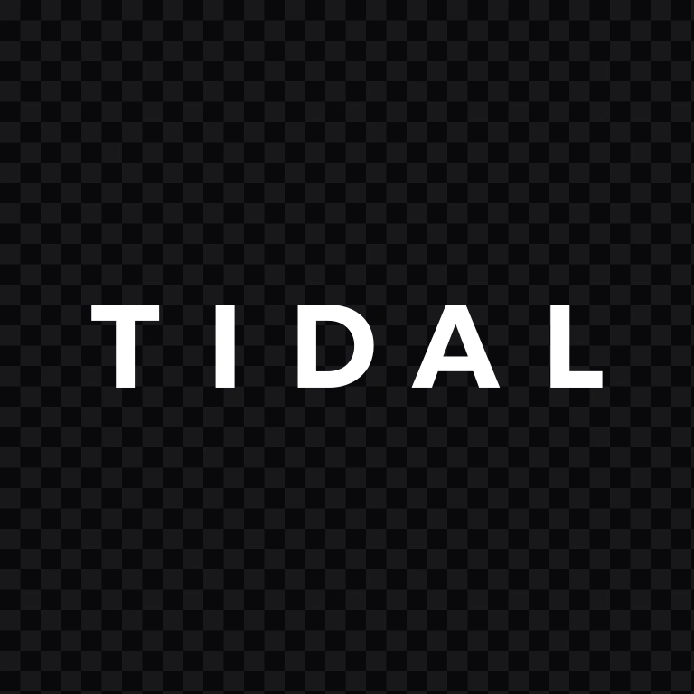 TIDAL Horizontal white logo SVG