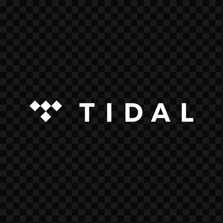 TIDAL Horizontal white logo SVG